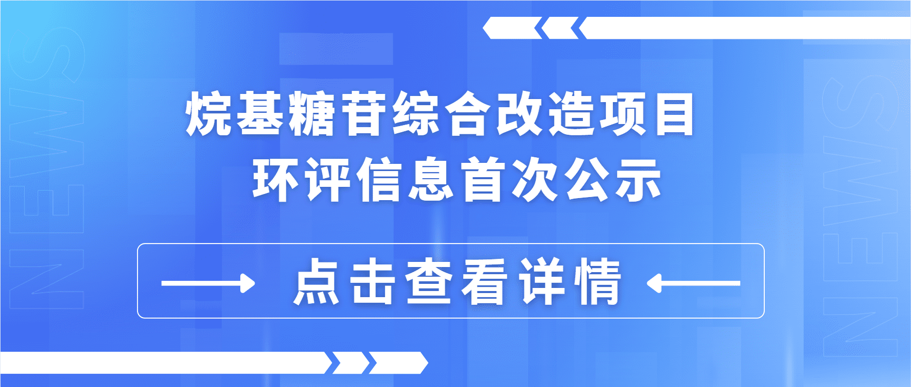 First public announcement of environmental impact assessment information for alkyl glycoside compreh
